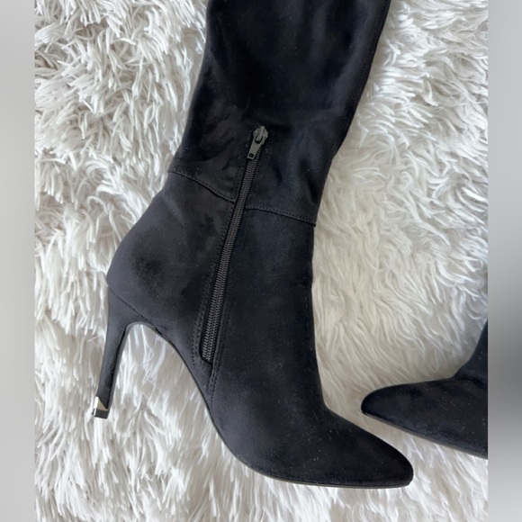 Call It Spring Black Over the Knee Boots - Picture 9 of 11